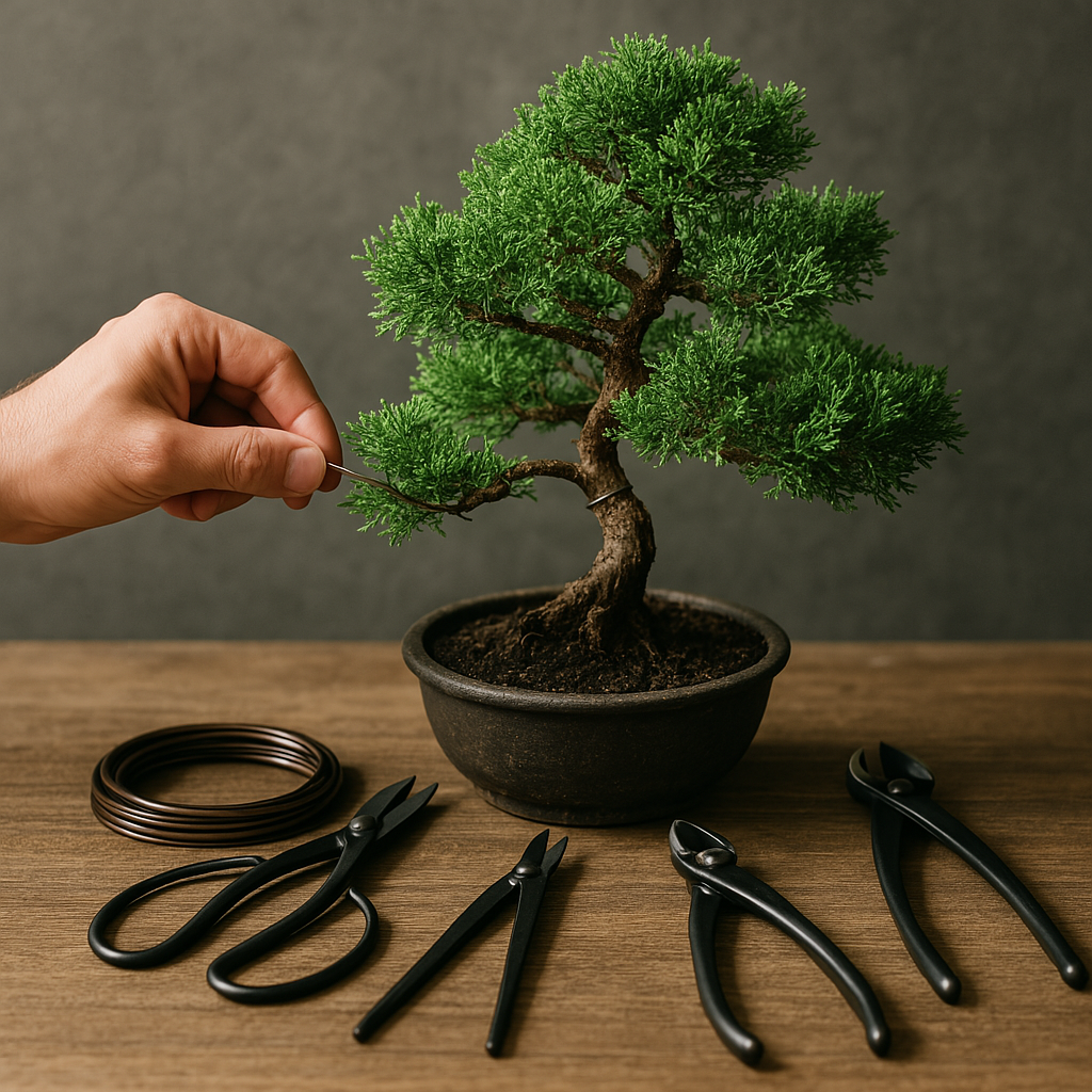 Bonsai vor dem Drahten
